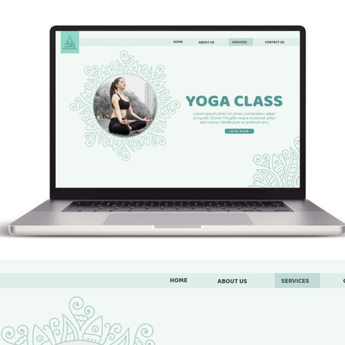 Modern, Minimalist Web Page Concept
