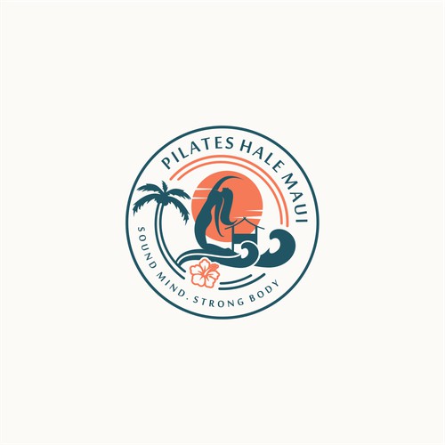 unique pilates logo