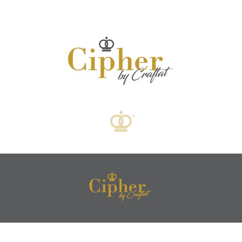 Cipher by Craftat logo design concept