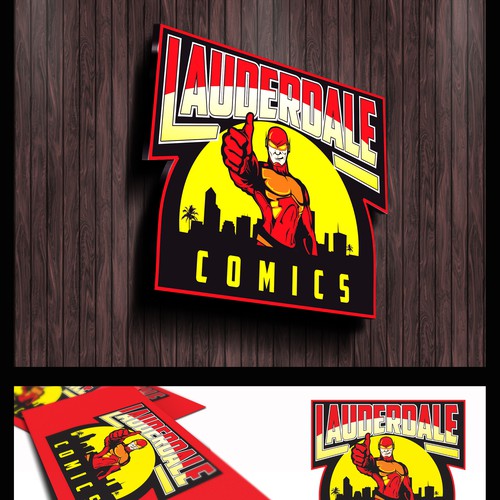 Logo Design for a hip, modern, comic book and game shop in South Florida!