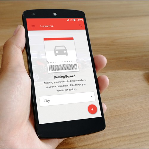 UI Design for Parking Ticket App