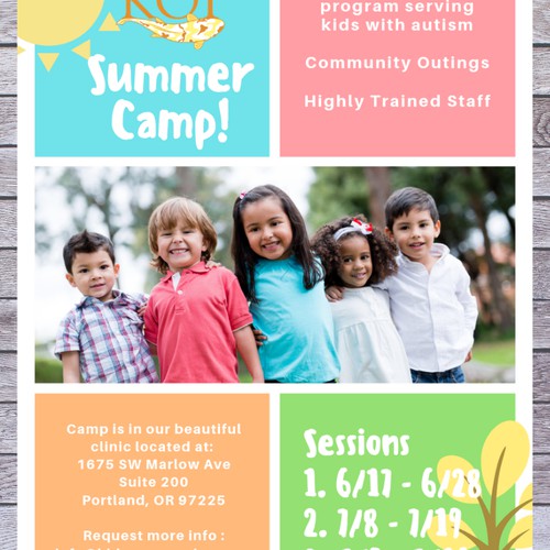 Summer Camp Flyer