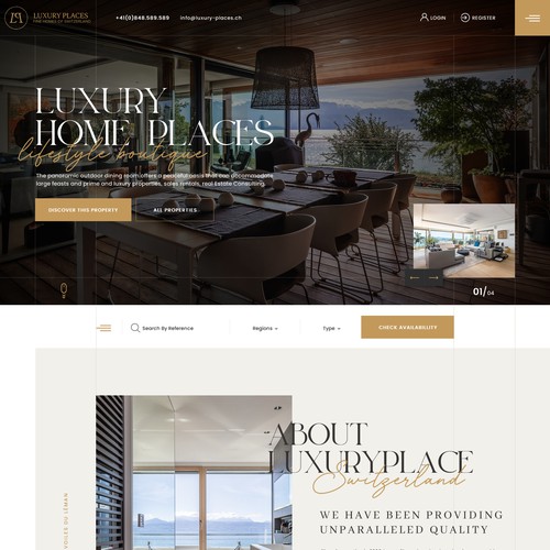 elegant website design