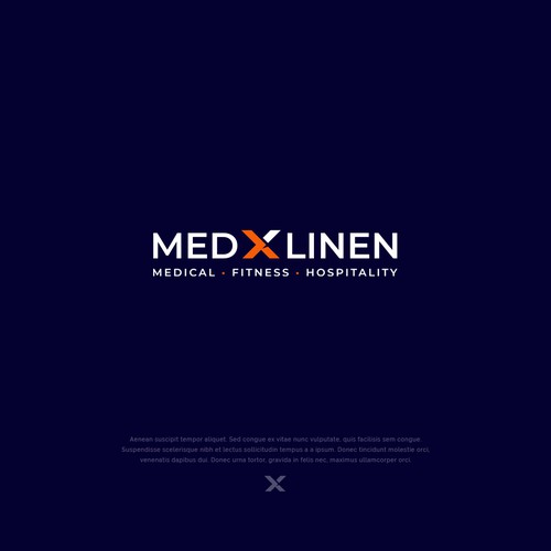 MedXLinen Logo Design