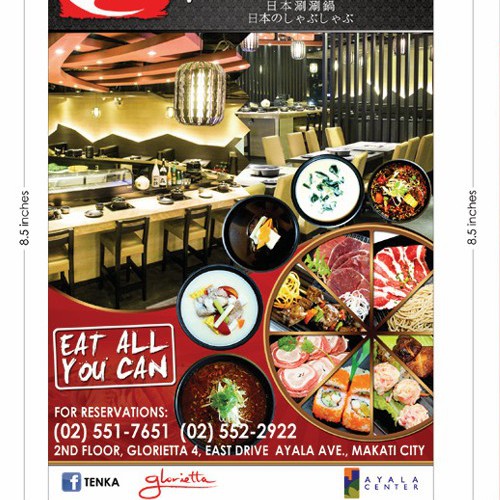 Restaurant flyers design