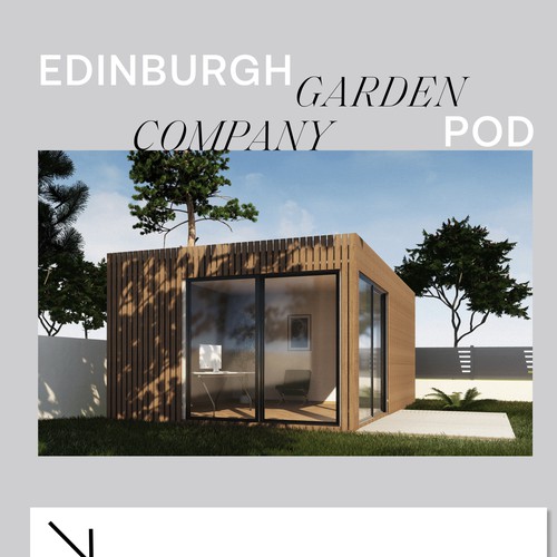 Landing Page design for a Garden Pod Company