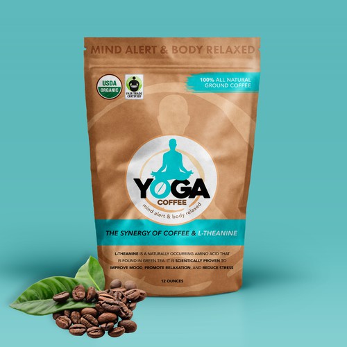 Yoga Coffee Packaging design