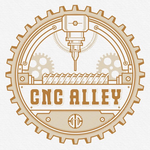 CNC ALLEY Logo designs