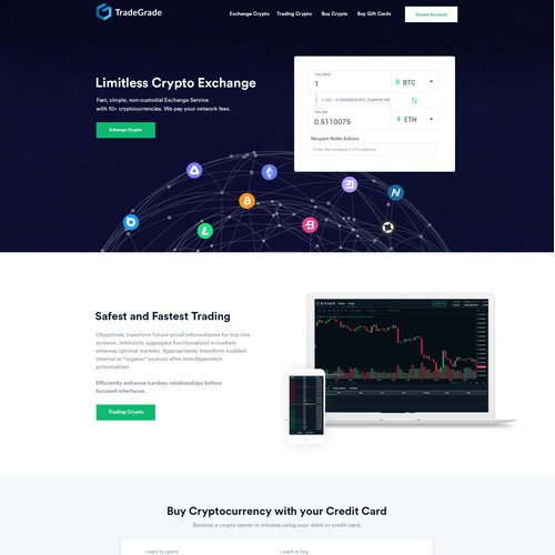 Web Design for Cryptocurrency