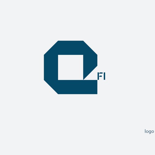 Minimalistic Bold logo concept for Wi-Fi service