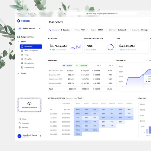 Dashboard Design