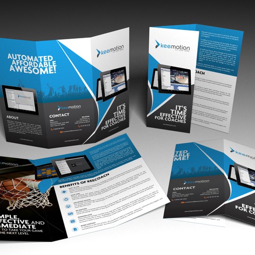 Create the next brochure design for Keemotion