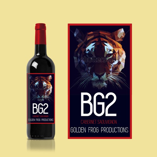 Wine label design