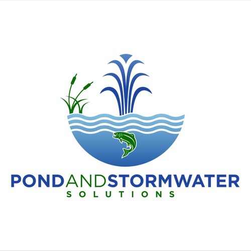 Create eye catching logo for an environmental company specializing in pond and Stormwater solutions