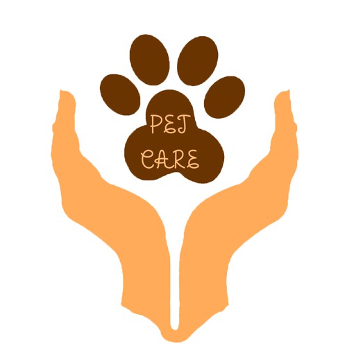 Simple logo for an in-home pet nursing company