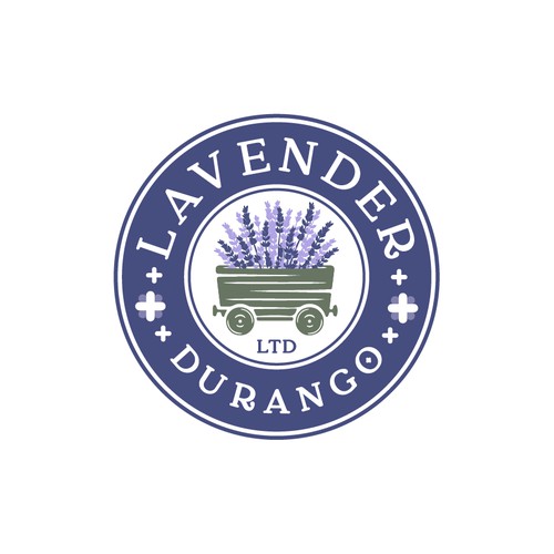 Logo for a lavender farm 