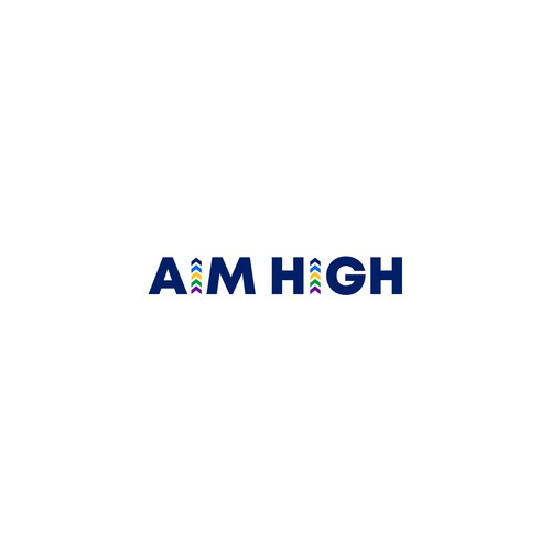 AIM HIGH Logo Design