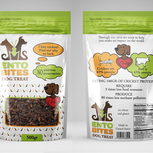 Ento Bites Dog Treat