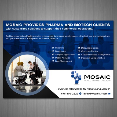 Pharma Business Intelligence Billboard