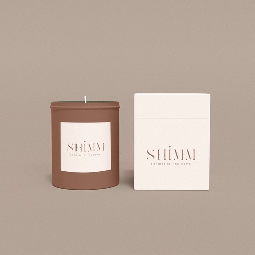 Elegant luxury logo for candle brand