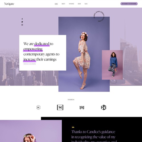 Navigate - Squarespace Custom Website