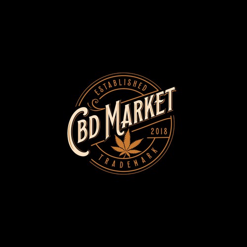 logo concept for CBD Market
