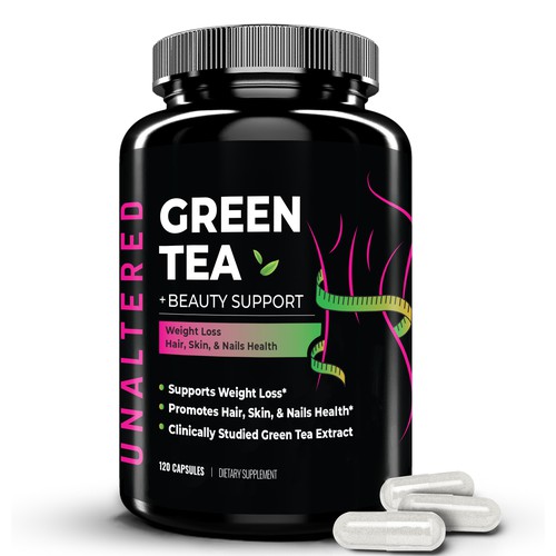 Weight loss supplement label design