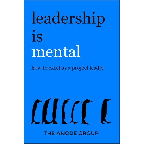 Create an engaging book cover for a fun book on Leadership