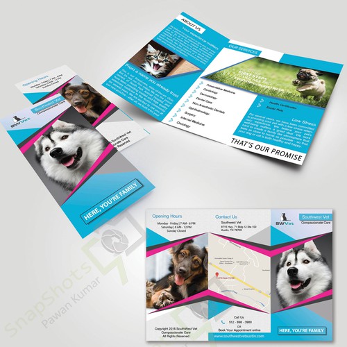 Trifold brochure design