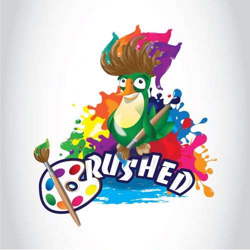 Brushed Fun kid logo