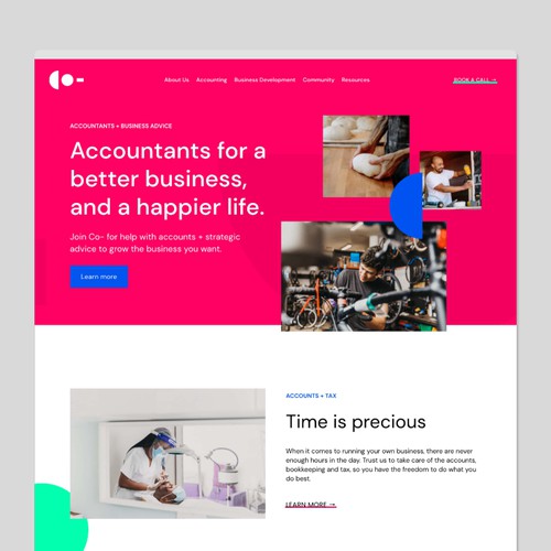 Accountant Brand + Website