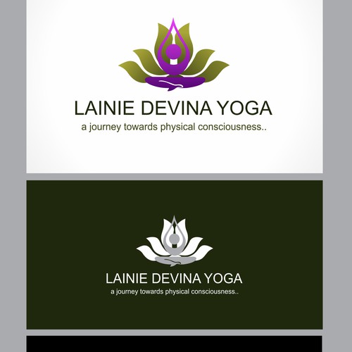 create a Moving and Powerful logo for a Yoga Teacher/Brand