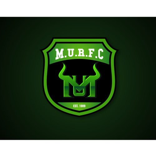 Create a rugby crest for the Marshall University Rugby Football Club
