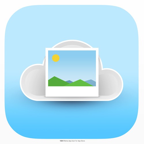 Icon needed for cloud photo backup app
