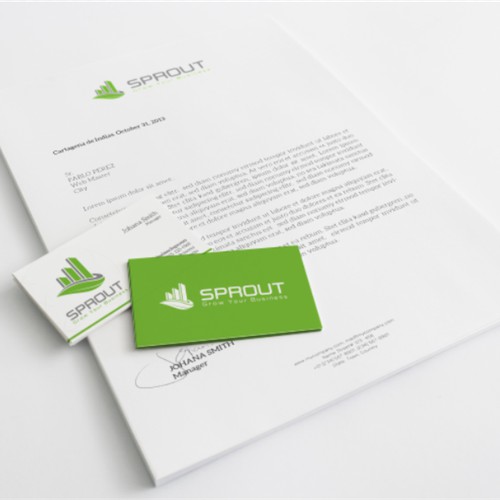 Create a Modern logo for Sprout