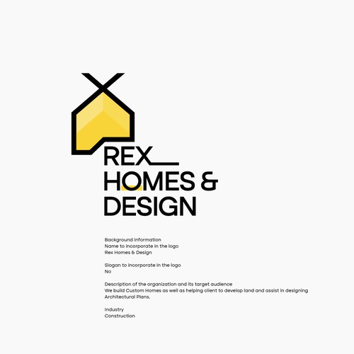 Rex Homes & Design Logo Design