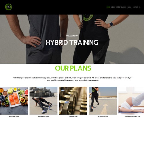 Website - Fitness and Nutrition Trainers