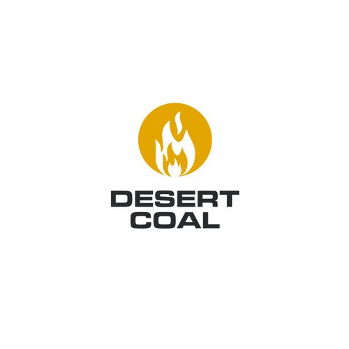 burning coal concept