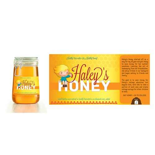 New product label wanted for Haley's Honey