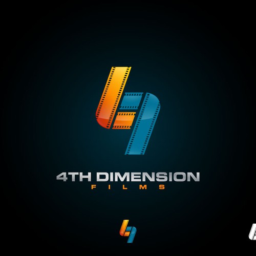 Create a unique logo design for  '4th dimension films' (indie film company)