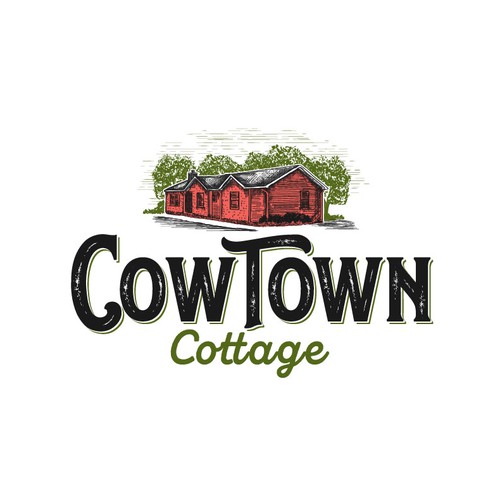 Logo for a cozy country cottage