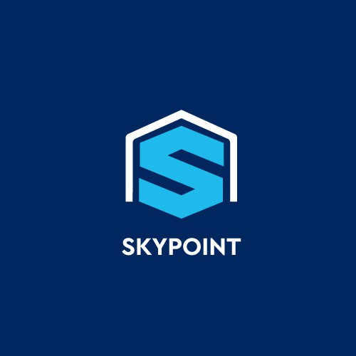 SkyPoint Logo Concept – Modern Symbol of Growth
