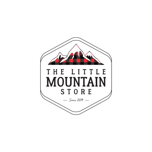 Simple logo for a local retail and food shop. 