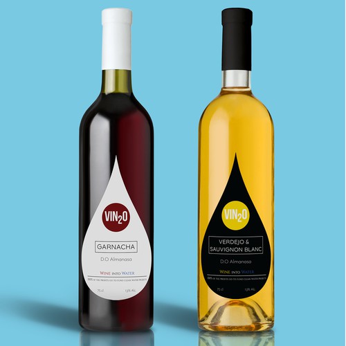 Wine label design