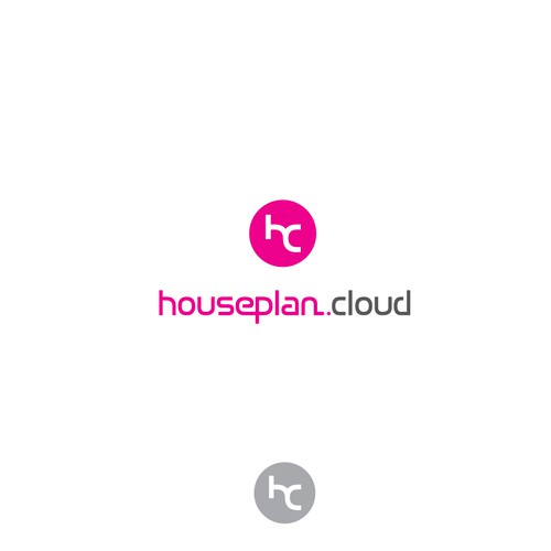 Clean and flat design for design houseplan.cloud logo