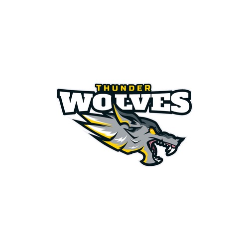 Logo design (Thunder Wolves)