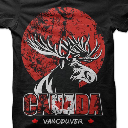Design the first t-shirt for a Canadian themed clothing company and become our new designer