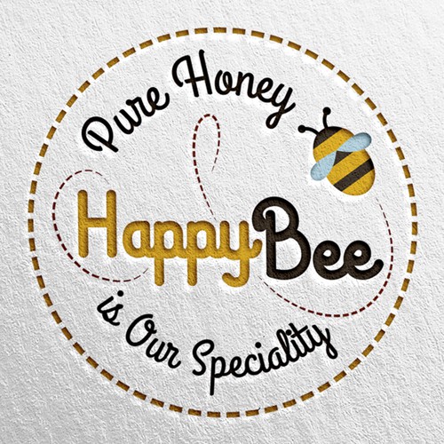Trying make people happy, Logo for Honey Company.