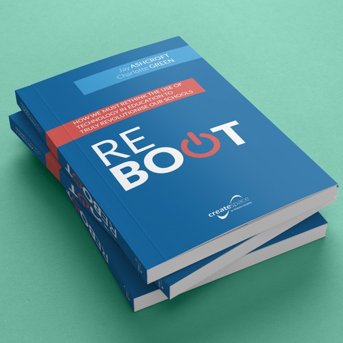 book cover design with mockup presentation