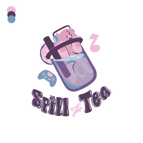 Mascot Logo For Tea Shop